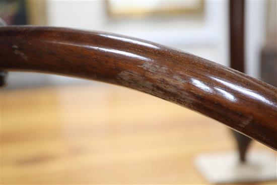 A Chinese hardwood occasional table W.62cm